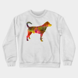 Danish swedish farmdog  in watercolor Crewneck Sweatshirt